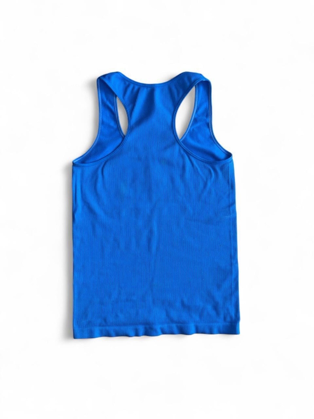 No Boundaries Royal Blue Ribbed Racerback Tank - Picture 4 of 4